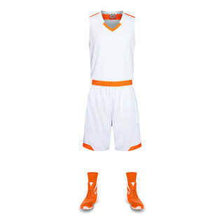 白色篮球运动套装展示