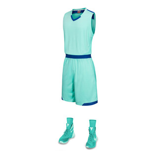 薄荷绿篮球运动套装