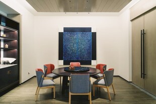 现代简约风格餐厅室内场景