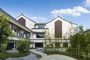 现代中式风格庭院建筑