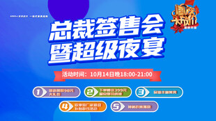 总裁慈善会超级夜海报