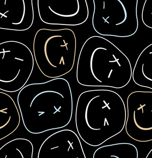 抽象几何线条图案背景