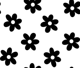 黑色小花简约图案背景