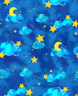 梦幻星空云朵图案设计