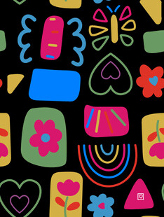 多彩几何与图案装饰元素