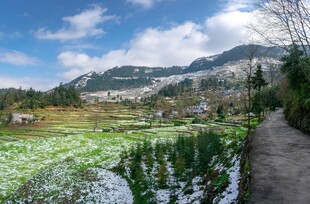 山间田园风光美景