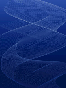 蓝色流动曲线背景图案