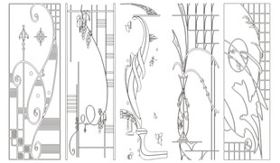 移门图案 装饰线条背景