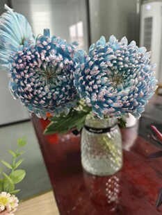 青花瓷杜丹菊花艺