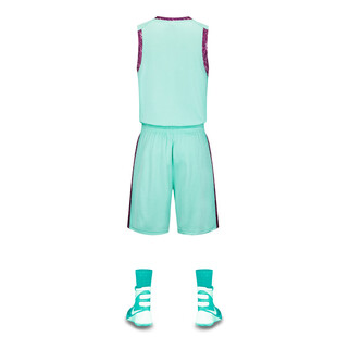 薄荷绿篮球运动套装展示