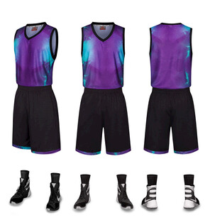 篮球运动套装及护具展示