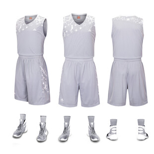 男士运动篮球服套装展示