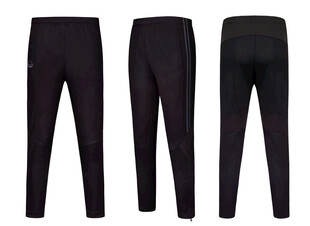 三条黑色修身男士长裤