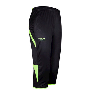 黑色运动七分裤