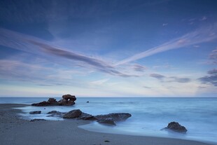 海边黄昏美景