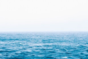 蓝色海洋景观