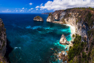 绝美海岛海岸壮丽风光
