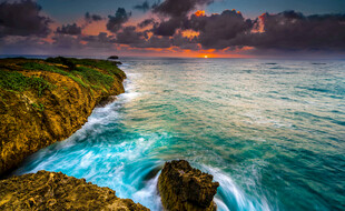 海边日落美景