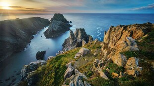 海岸日出美景