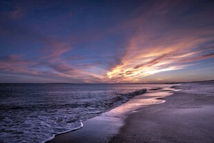 海边绝美日落风景