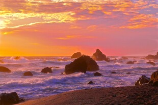 海边日落美景