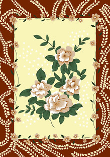 拉舍尔单人毛毯图案麦穗飘香