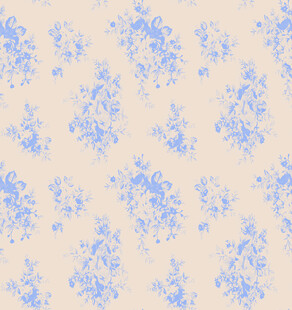淡蓝花卉图案背景纹理