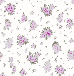 淡紫色花卉图案背景