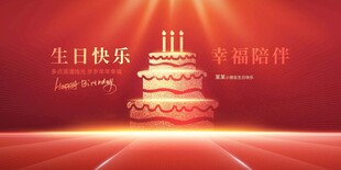 生日展板