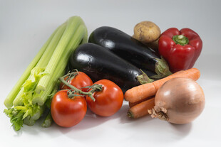 新鲜多样蔬菜组合