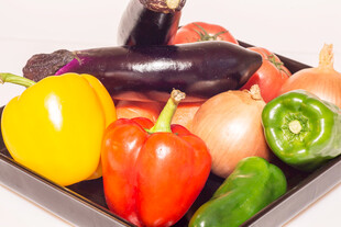 多彩新鲜蔬菜组合