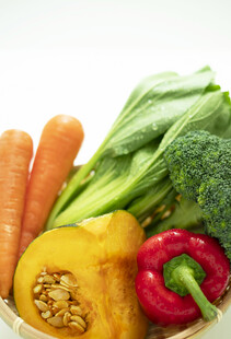 新鲜多样蔬菜组合