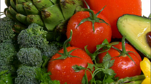 多彩新鲜蔬菜组合