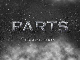 金属作旧质感特效字PSD模板