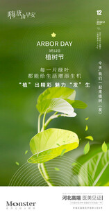 植树节海报