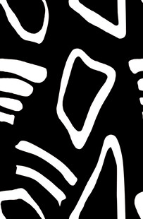 黑白几何线条抽象图案