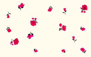 粉色玫瑰碎花图案背景