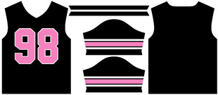 黑色运动背心套装展示