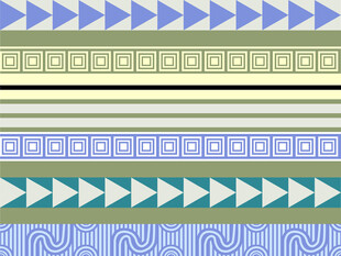 几何图案彩色条纹纹理