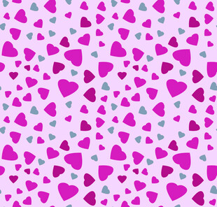 粉色心形图案背景纹理