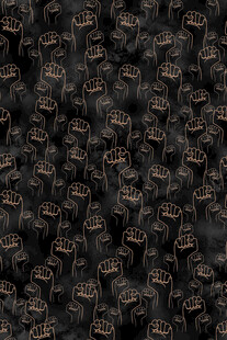 黑色花卉图案纹理背景