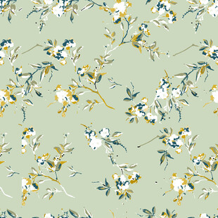 清新花卉图案背景