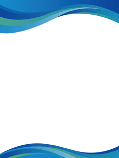 蓝色波浪线条背景素材