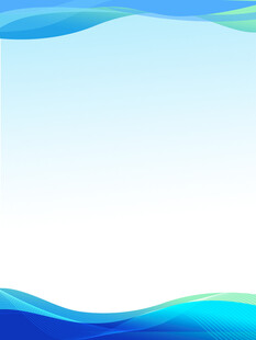 蓝绿渐变波浪背景图