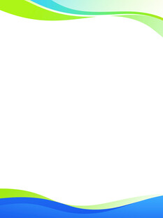 清新渐变波浪背景图