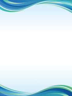 蓝绿波浪背景图