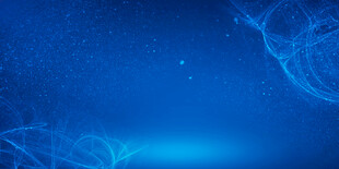 梦幻蓝色烟雾背景画面