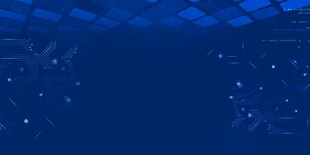 蓝色科技风几何背景图