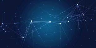 科技感网络连接背景图