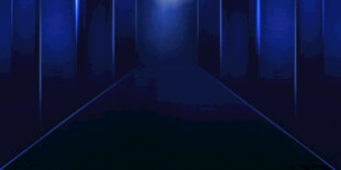 蓝色深邃通道背景图